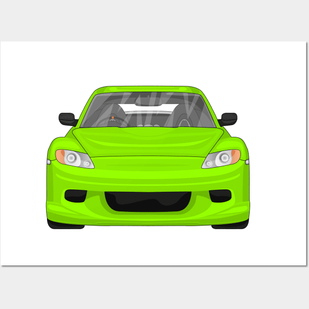 RX8 LIME Wall Art by VENZ0LIC